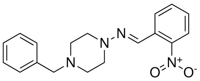 (4-BENZYL-PIPERAZIN-1-YL)-(2-NITRO-BENZYLIDENE)-AMINE
