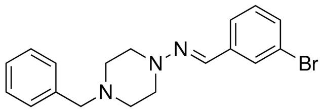 (4-BENZYL-PIPERAZIN-1-YL)-(3-BROMO-BENZYLIDENE)-AMINE