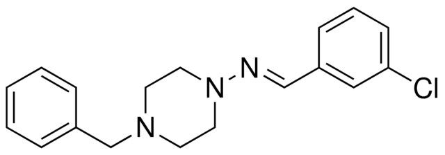 (4-BENZYL-PIPERAZIN-1-YL)-(3-CHLORO-BENZYLIDENE)-AMINE
