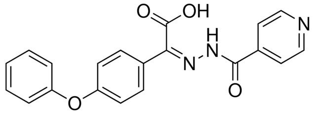 (4-PHENOXY-PHENYL)-((PYRIDINE-4-CARBONYL)-HYDRAZONO)-ACETIC ACID
