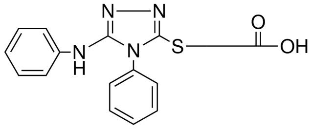 (4-PHENYL-5-PHENYLAMINO-4H-(1,2,4)TRIAZOL-3-YLSULFANYL)-ACETIC ACID