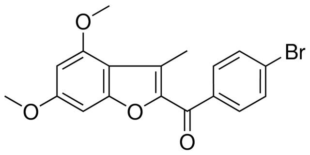 (4-BROMOPHENYL)(4,6-DIMETHOXY-3-METHYL-1-BENZOFURAN-2-YL)METHANONE