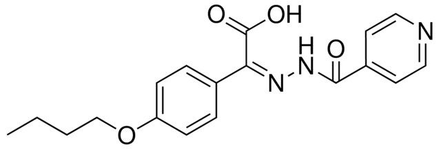 (4-BUTOXY-PHENYL)-((PYRIDINE-4-CARBONYL)-HYDRAZONO)-ACETIC ACID