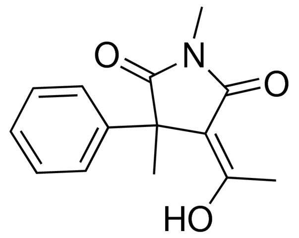 (4E)-4-(1-hydroxyethylidene)-1,3-dimethyl-3-phenyl-2,5-pyrrolidinedione
