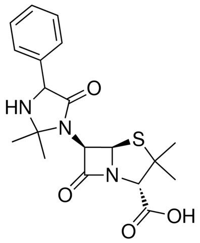 (2S,5R,6R)-6-(2,2-dimethyl-5-oxo-4-phenyl-1-imidazolidinyl)-3,3-dimethyl-7-oxo-4-thia-1-azabicyclo[3.2.0]heptane-2-carboxylic acid