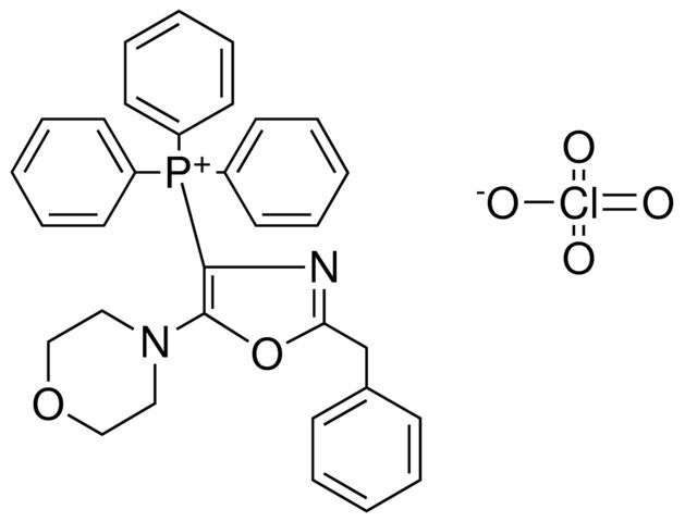 (2-BENZYL-5-MORPHOLIN-4-YL-OXAZOL-4-YL)-TRIPHENYL-PHOSPHONIUM, PERCHLORATE