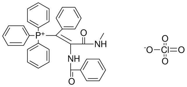 (2-BENZOYLAMINO-2-METHYLCARBAMOYL-1-PH-VINYL)-TRIPHENYL-PHOSPHONIUM, PERCHLORATE
