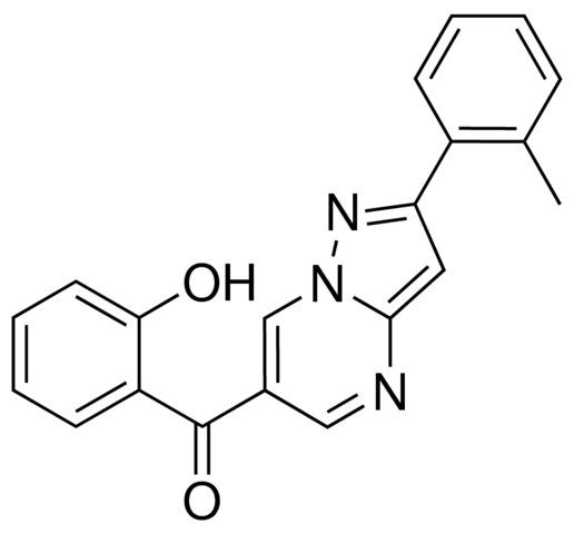 (2-HYDROXYPHENYL)[2-(2-METHYLPHENYL)PYRAZOLO[1,5-A]PYRIMIDIN-6-YL]METHANONE