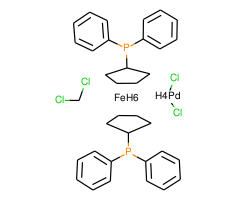 Dichloro 1,1'-bis(diphenylphosphino)ferrocene palladium (II) dichloromethane