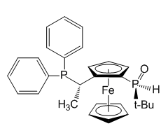 (S, R(p), S(SPO)-(1-t-Butylphosphinoyl)-2-[1-(diphenylphosphino)ethyl]ferrocene