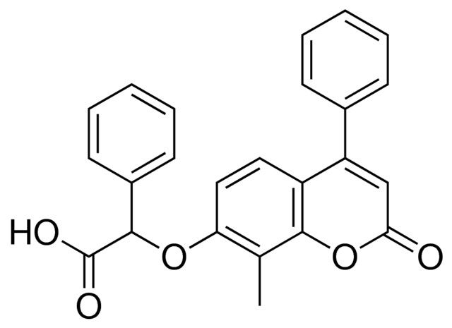 ((8-METHYL-2-OXO-4-PHENYL-2H-CHROMEN-7-YL)OXY)(PHENYL)ACETIC ACID