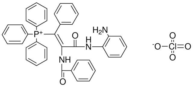 ((AMINO-PHENYLCARBAMOYL)-BENZOYLAMINO-PH-VINYL)-TRI-PH-PHOSPHONIUM, PERCHLORATE