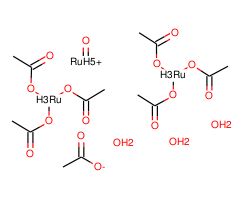 Hexakis[mu-(acetato-O:O')]-triaqua-mu3-oxotriruthenium(III)