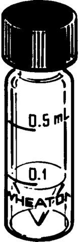 Vials, screw-top V-Vials<sup>®</sup> with solid top cap