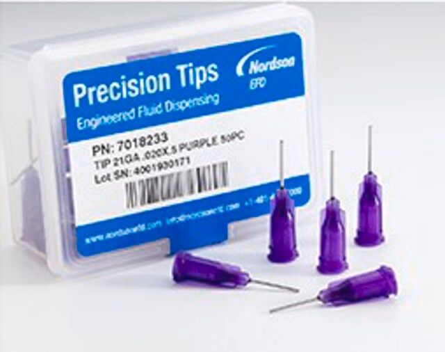 Stainless steel dispensing tips