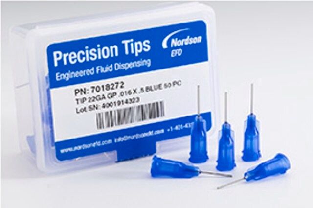 Stainless steel dispensing tips
