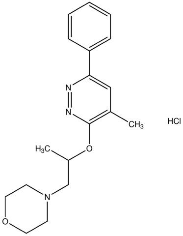 4-{2-[(4-methyl-6-phenyl-3-pyridazinyl)oxy]propyl}morpholine hydrochloride