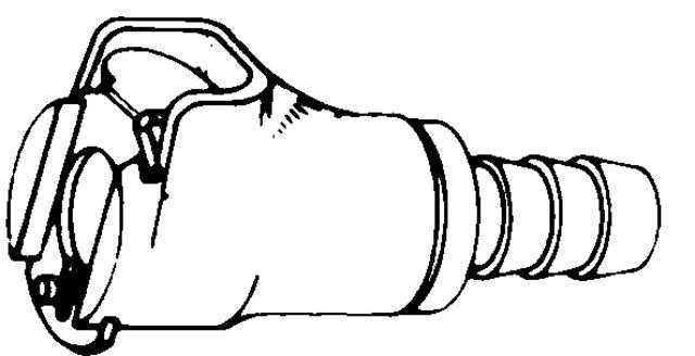Automatic shut-off quick-disconnect