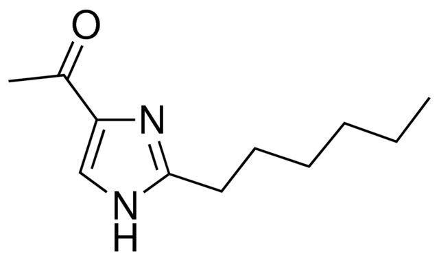 1-(2-hexyl-1H-imidazol-4-yl)ethanone
