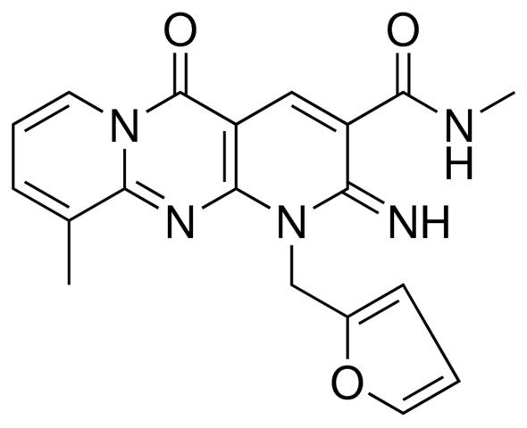 1-(2-FURYLMETHYL)-2-IMINO-N,10-DIMETHYL-5-OXO-1,5-DIHYDRO-2H-DIPYRIDO[1,2-A:2,3-D]PYRIMIDINE-3-CARBOXAMIDE