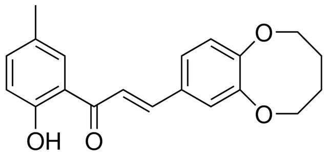 1-(2-HO-5-METHYL-PHENYL)-3-(2,3,4,5-TETRAHYDRO-BENZO(B)DIOXOCIN-8-YL)-PROPENONE