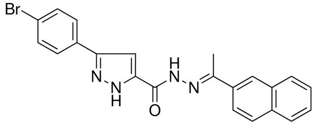 5-(4-BR-PH)2H-PYRAZOLE-3-CARBOXYLIC ACID (1-NAPHTHALEN-2-YL-ETHYLIDENE)HYDRAZIDE