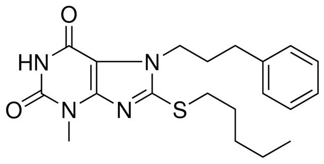 3-METHYL-8-PENTYLSULFANYL-7-(3-PHENYL-PROPYL)-3,7-DIHYDRO-PURINE-2,6-DIONE
