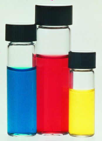 Wheaton sample vials with rubber lined caps