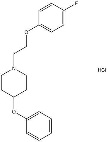 1-[2-(4-fluorophenoxy)ethyl]-4-phenoxypiperidine hydrochloride