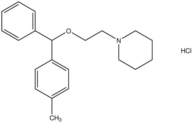 1-{2-[(4-methylphenyl)(phenyl)methoxy]ethyl}piperidine hydrochloride
