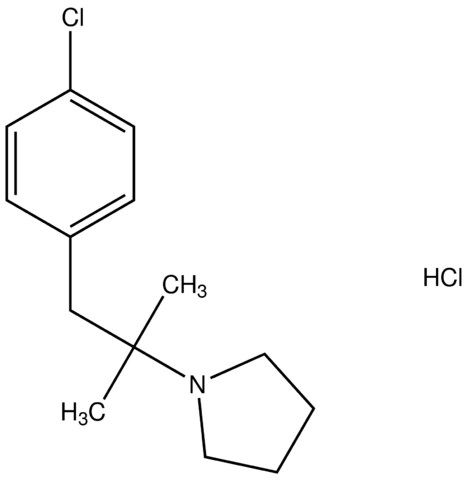 1-[2-(4-chlorophenyl)-1,1-dimethylethyl]pyrrolidine hydrochloride