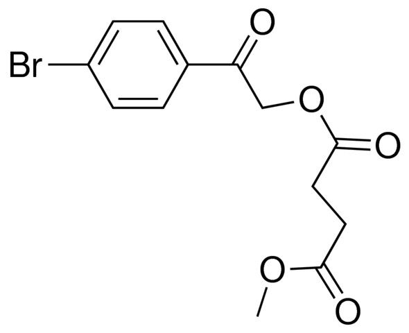 1-[2-(4-bromophenyl)-2-oxoethyl] 4-methyl succinate