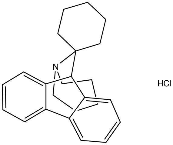 1-[1-(9H-fluoren-9-yl)cyclohexyl]piperidine hydrochloride
