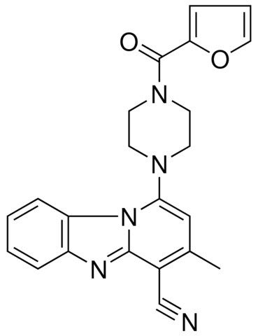 1-[4-(2-FUROYL)-1-PIPERAZINYL]-3-METHYLPYRIDO[1,2-A]BENZIMIDAZOLE-4-CARBONITRILE