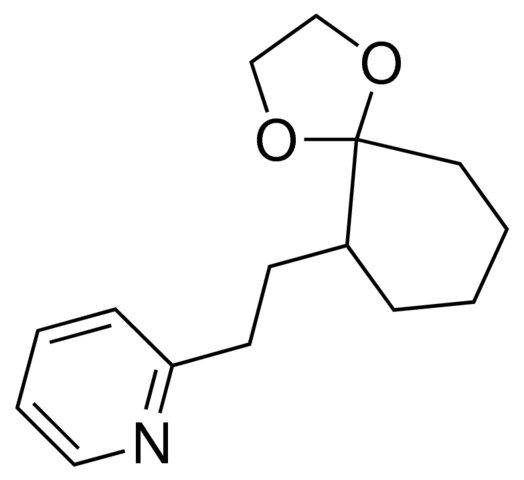 6-(2-(2-PYRIDYL)ETHYL)-1,4-DIOXASPIRO(4.5)DECANE