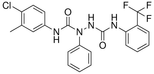 6-(4-CHLORO-3-METHYLPHENYL)-3-PHENYL-1-(2-(TRIFLUOROMETHYL)PHENYL)BIUREA