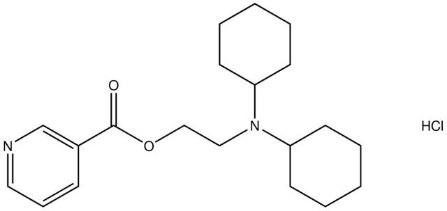 2-(dicyclohexylamino)ethyl nicotinate hydrochloride