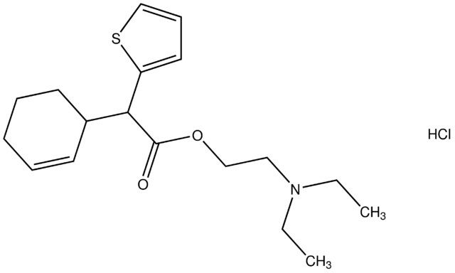 2-(diethylamino)ethyl 2-cyclohexen-1-yl(2-thienyl)acetate hydrochloride