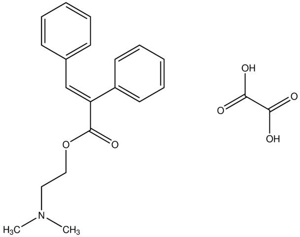 2-(dimethylamino)ethyl (2E)-2,3-diphenyl-2-propenoate oxalate
