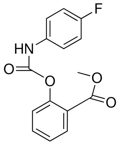 2-(METHOXYCARBONYL)PHENYL N-(4-FLUOROPHENYL)CARBAMATE
