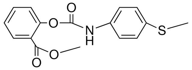 2-(METHOXYCARBONYL)PHENYL N-(4-(METHYLTHIO)PHENYL)CARBAMATE