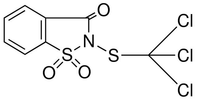 2-(TRICHLOROMETHYLTHIO)-1,2-BENZISOTHIAZOL-3(2H)-ONE-1,1-DIOXIDE