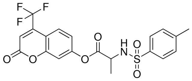 2-(TOLUENE-4-SULFONYLAMINO)PROPIONIC ACID 2-OXO-4-TRI-F-ME-2H-CHROMEN-7-YL ESTER