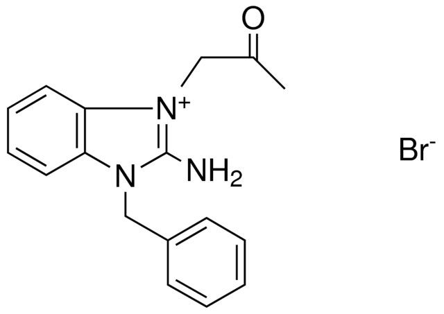 2-AMINO-3-BENZYL-1-(2-OXO-PROPYL)-3H-BENZOIMIDAZOL-1-IUM, BROMIDE