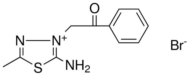 2-AMINO-5-METHYL-3-(2-OXO-2-PHENYL-ETHYL)-(1,3,4)THIADIAZOL-3-IUM, BROMIDE