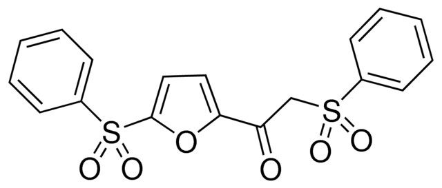 2-(PHENYLSULFONYL)-1-(5-(PHENYLSULFONYL)-2-FURYL)ETHANONE