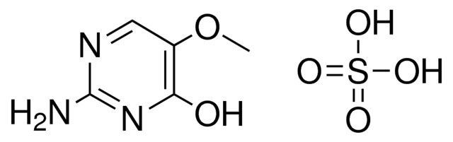 2-AMINO-5-METHOXY-PYRIMIDIN-4-OL, COMPOUND WITH SULFURIC ACID