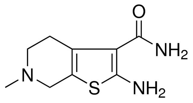2-AMINO-6-ME-4,5,6,7-TETRAHYDRO-THIENO(2,3-C)PYRIDINE-3-CARBOXYLIC ACID AMIDE