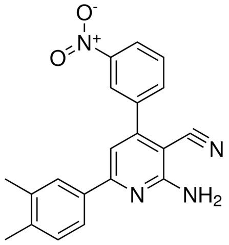 2-AMINO-6-(3,4-DIMETHYL-PHENYL)-4-(3-NITRO-PHENYL)-NICOTINONITRILE