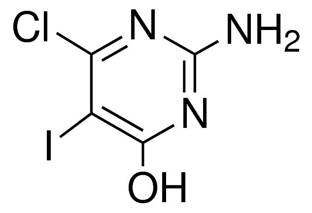 2-amino-6-chloro-5-iodo-4-pyrimidinol